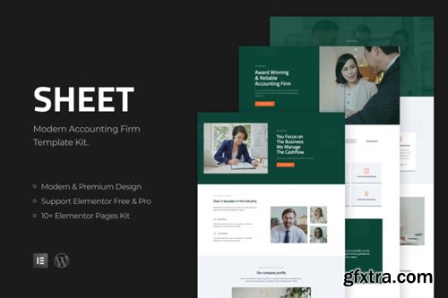 ThemeForest - Sheet v1.0 - Modern Accounting Firm Template Kit - 26397125