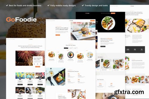 ThemeForest - GoFoodie v1.0 - A premium template kits for Elementor - 26052891