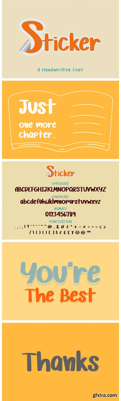 Sticker Font