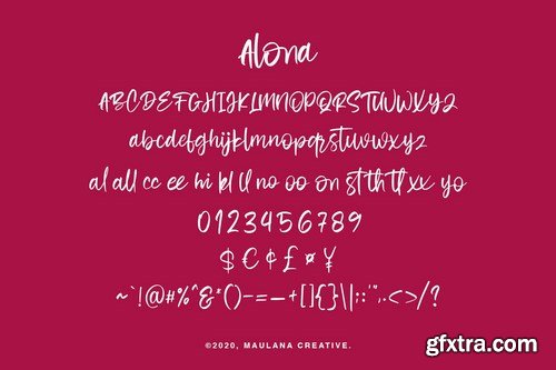 Alona - Handwritten Font