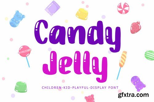 Candy Jelly Playful Display Font