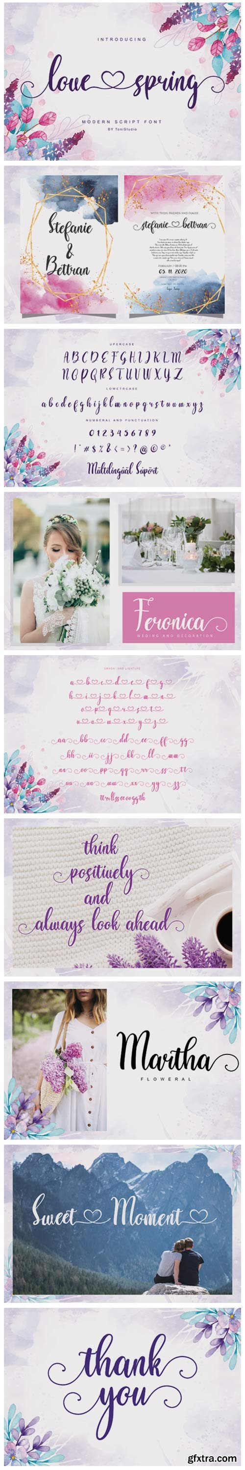 Love Spring Font