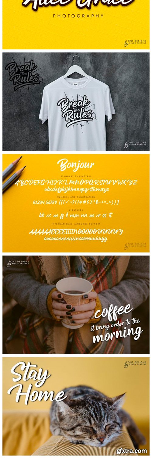 Bonjour Font