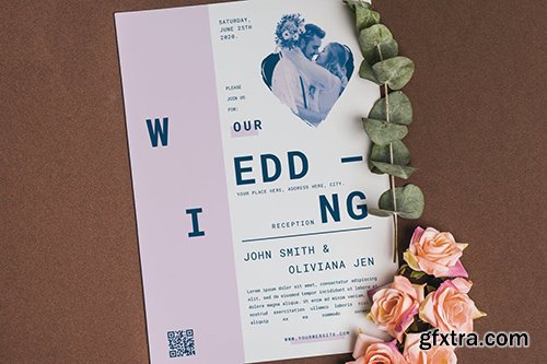 Simple Wedding Invitation