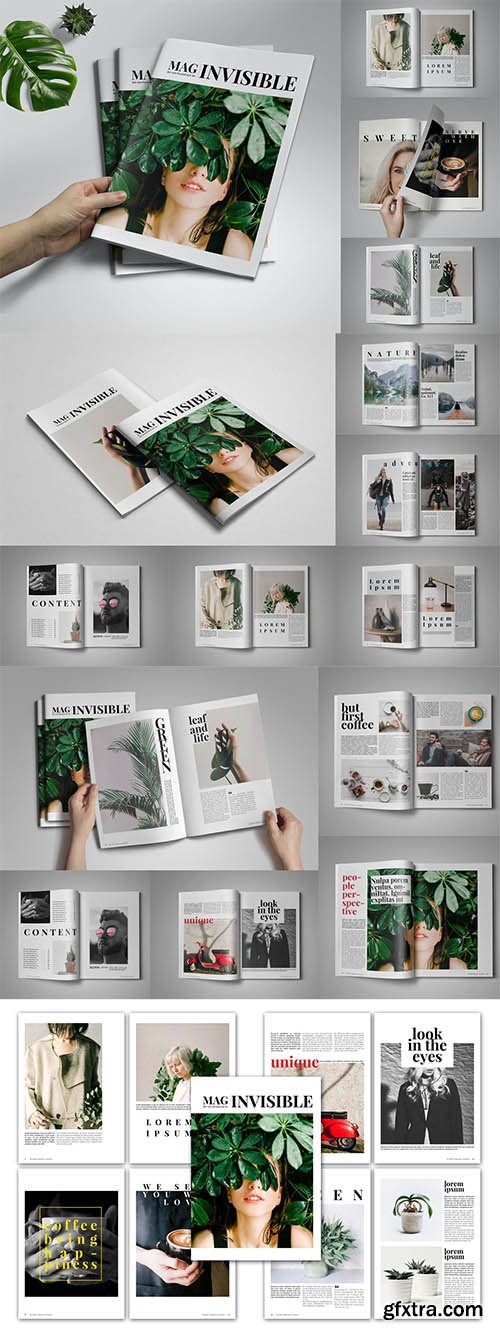 Invisible Magazine Template