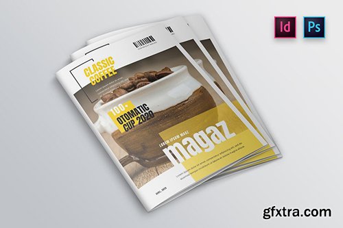 Coffee Magazine Cover Template