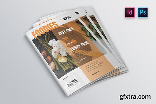 Food Magazine Cover Template