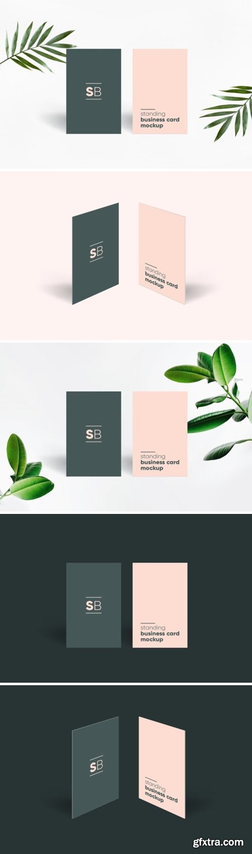 Standing Business Card Mockup 4126731