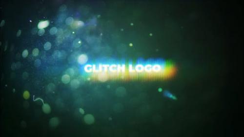 Videohive - Flare Glitch Logo Mogrt