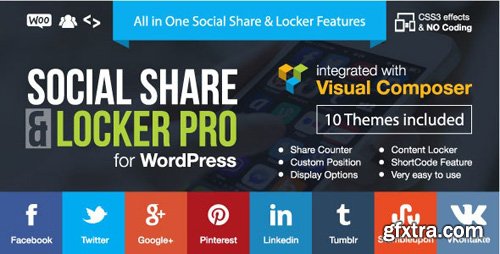 CodeCanyon - Social Share & Locker Pro Wordpress Plugin v7.7 - 8137709 - NULLED