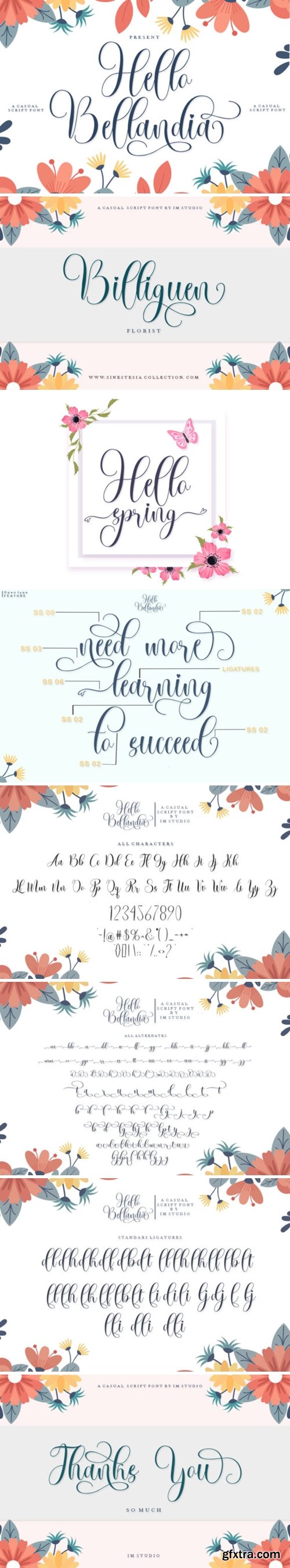 Hello Bellandia Font