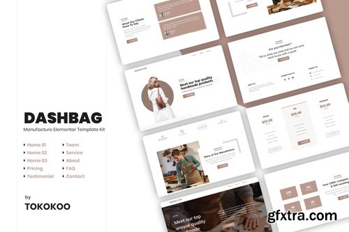 ThemeForest - DashBag v1.0 - Bags Shop Elementor Template Kit - 26395196