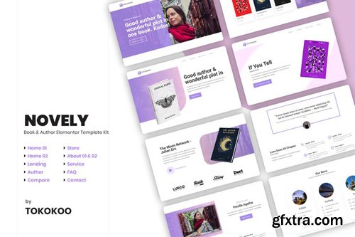 ThemeForest - Novely v1.0 - Book Elementor Template Kit - 26360487