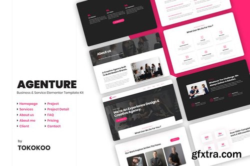 ThemeForest - Agenture v1.0 - Agency Elementor Template Kit - 26339862