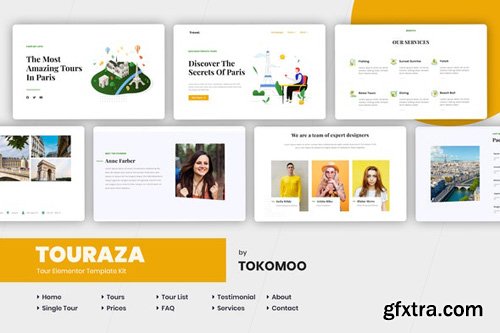 ThemeForest - Touraza v1.0 - Tour Elementor Template Kit - 26231986