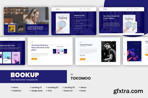 ThemeForest - Bookup v1.0 - Book Elementor Template Kit - 26243081