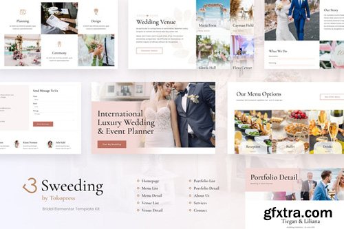 ThemeForest - Sweeding v1.0 - Bridal Elementor Template Kit - 26416085