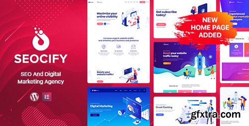 ThemeForest - Seocify v2.0.0 - SEO Digital Marketing Agency WordPress Theme - 22613339