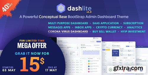 ThemeForest - DashLite v1.4.0 - Bootstrap Responsive Admin Dashboard Template - 25780042