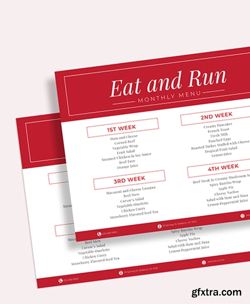 Sample-Simple-Monthly-Menu-Planner