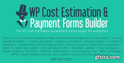 CodeCanyon - WP Cost Estimation & Payment Forms Builder v9.702 - 7818230 - NULLED