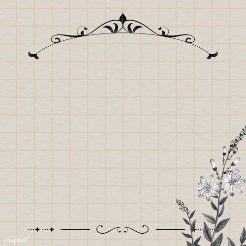 Gray tartflower on grid background illustration - 2093663