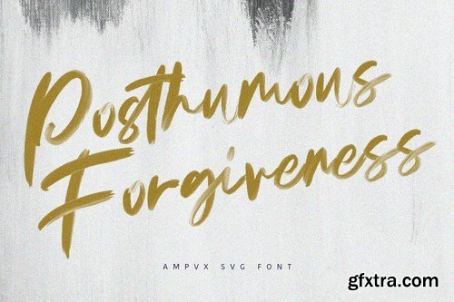 AMPVX SVG Brush Font Free Sans