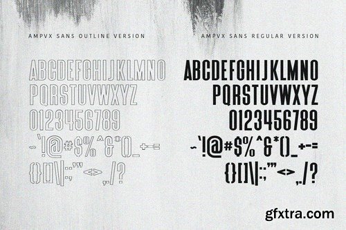 AMPVX SVG Brush Font Free Sans