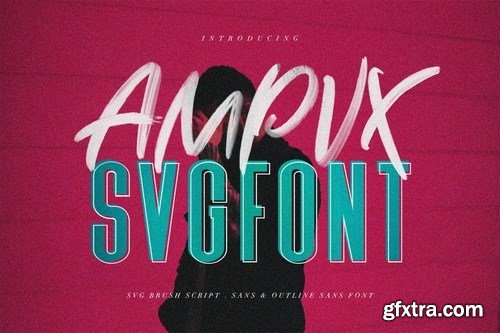 AMPVX SVG Brush Font Free Sans