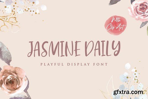 CM - Jasmine Daily - Playful Display Font 4946483