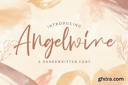 Angelwine - Handwritten Font