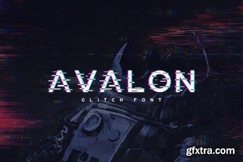 Avalon - Glitch Font