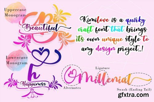 Kimilove Monogram Script Font