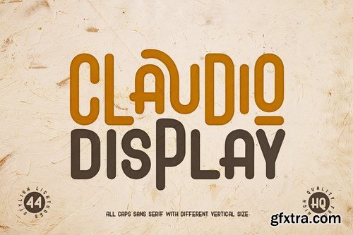 CM - Claudio - Bouncy Display Font 4922375