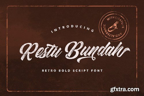 CM - Restu Bundah - Retro Script Font 4946516