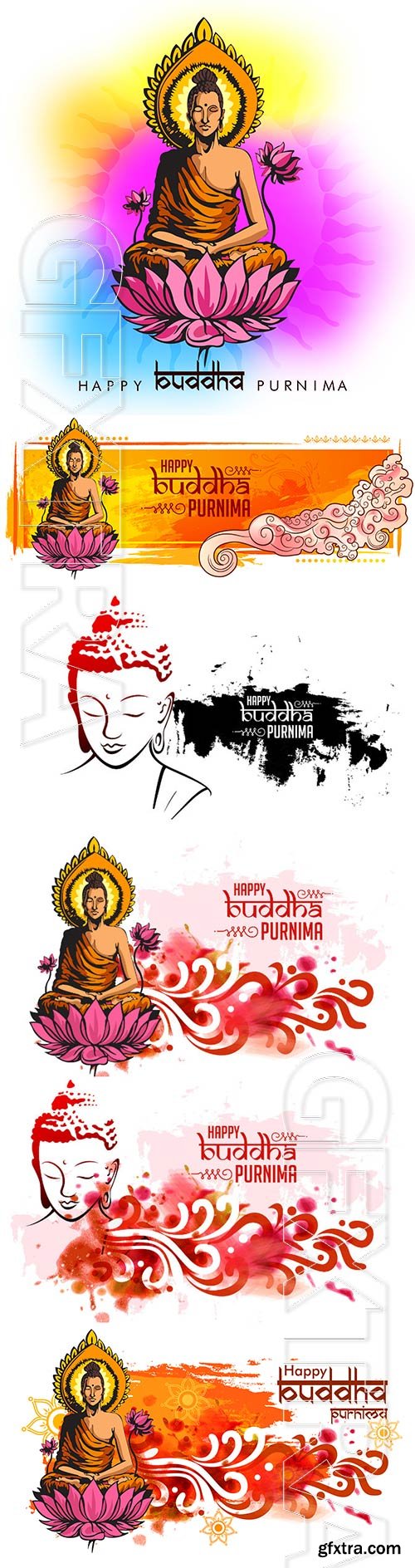 Buddha Purnima vector background with nice and creative design