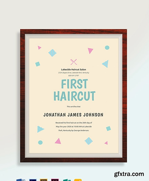 Modern-First-Haircut-Certificate-Template-3