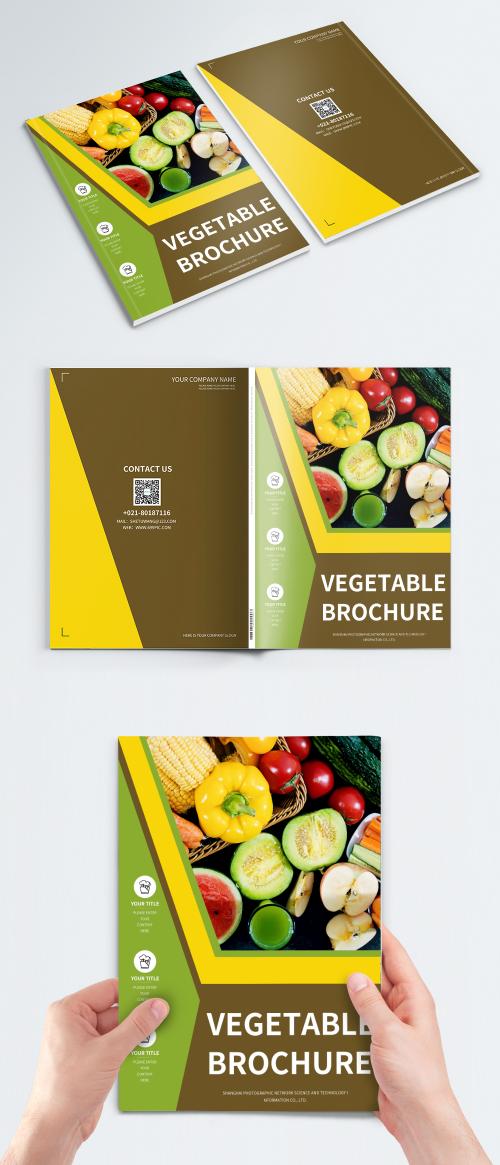 LovePik - fruit and vegetable brochures cover - 401297203