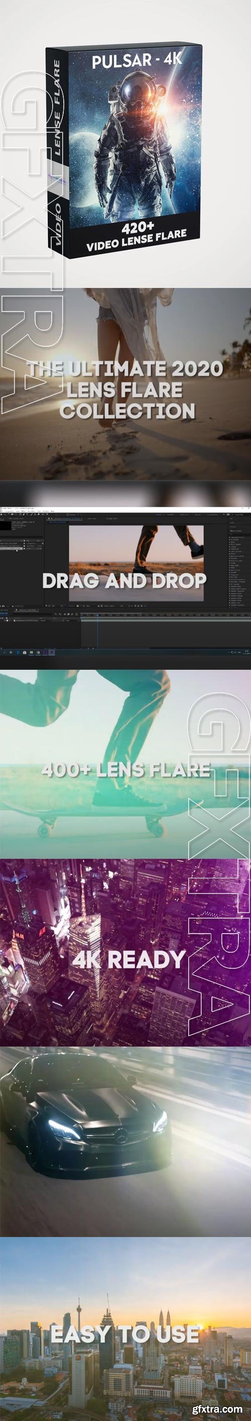 Video-Presets - PULSAR-4K 420+ VIDEO LENS FLARE