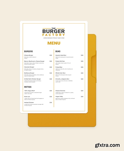 Burger-Poster-Menu-Template