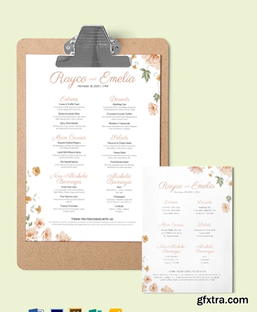 Floral-Wedding-Menu-Template-1