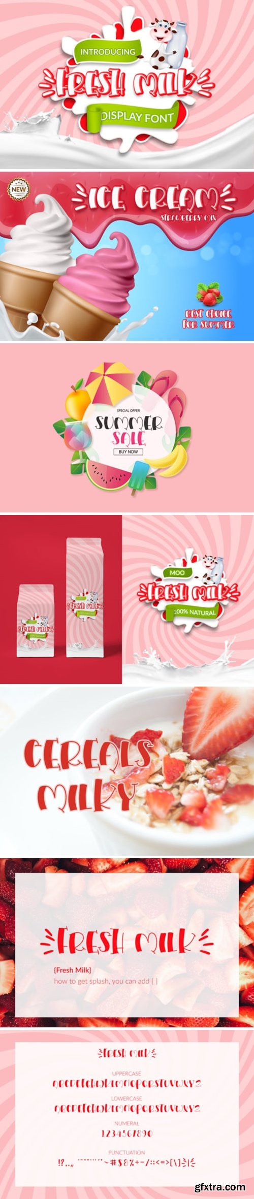 Fresh Milk Font