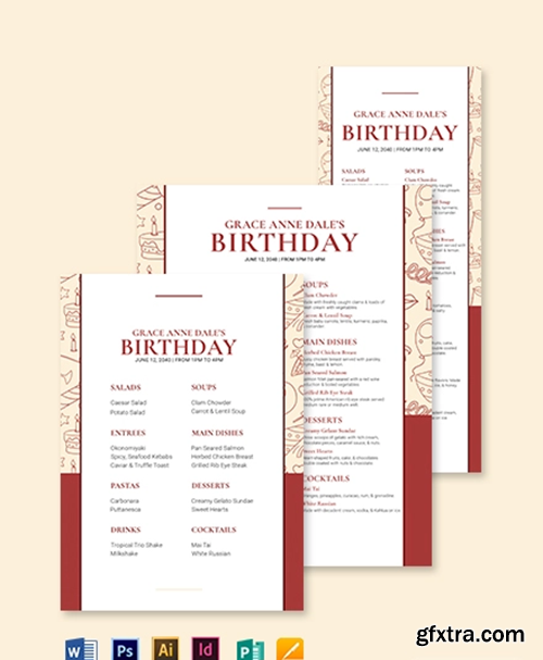 Fancy-Birthday-Menu