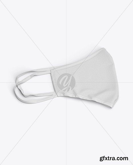 Folded Face Mask Mockup 60372