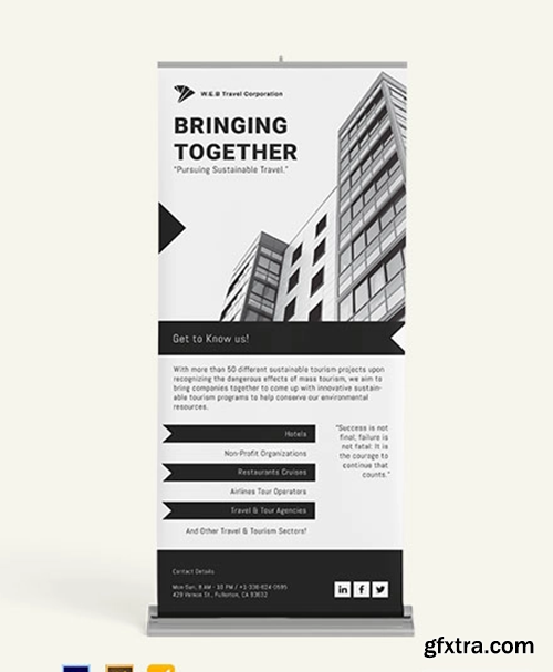 Corporate-Hive-Roll-Up-Banner-Template