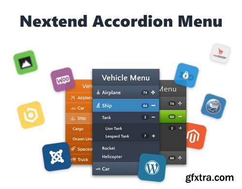 Nextend Accordion Menu v9.3.14 - Joomla Extension