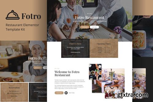 ThemeForest - Fotro v1.0 - Food & Restaurant Elementor Template Kit - 26312177