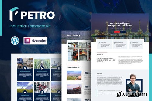 ThemeForest - Petro v1.0 - Industrial Elementor Template Kit - 25871272