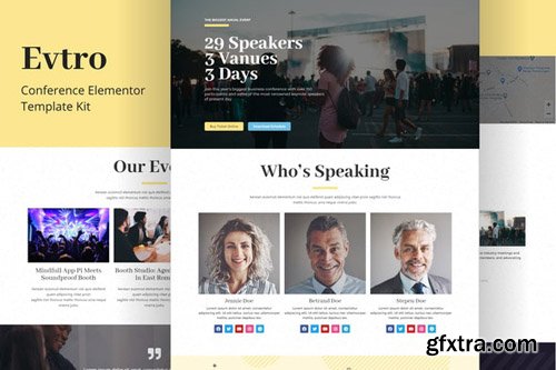 ThemeForest - Evtro v1.0 - Conference Template Kit - 26438364