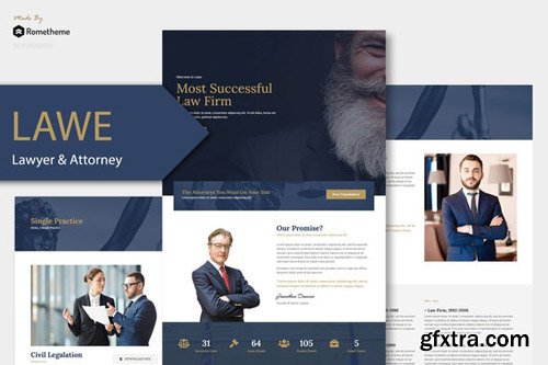 ThemeForest - LAWE v1.0 - Lawyer and Attorney Template Kit - 26505295